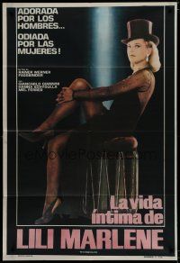 7y209 LILI MARLEEN Argentinean '81 Rainer Werner Fassbinder, sexy showgirl Hanna Schygulla!