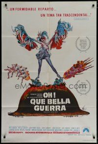 7y228 OH WHAT A LOVELY WAR Argentinean '69 Richard Attenborough's wacky World War II musical!