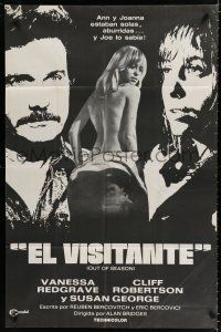 7y230 OUT OF SEASON Argentinean '75 sexy Susan George, Cliff Robertson, Vanessa Redgrave
