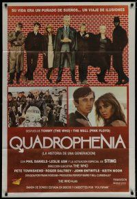 7y236 QUADROPHENIA Argentinean '79 great image of The Who & Sting, English rock & roll!