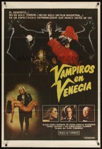 7y266 VAMPIRE IN VENICE Argentinean '89 Klaus Kinski in the title role, sexy horror images!