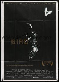 7y495 BIRD Italian 1p '88 directed by Clint Eastwood, biography of jazz legend Charlie Parker!