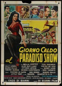 7y623 GIORNO CALDO AL PARADISO SHOW Italian 1p '62 great art of sexy girls by Deamicis!
