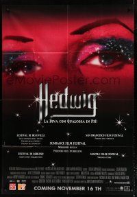 7y648 HEDWIG & THE ANGRY INCH advance Italian 1p '01 transsexual punk rocker John Cameron Mitchell!