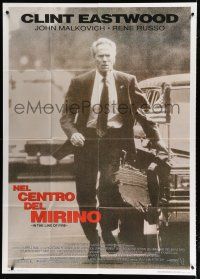 7y677 IN THE LINE OF FIRE Italian 1p '93 Wolfgang Petersen, Clint Eastwood as Secret Service guard!