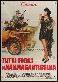 7y686 ITALIAN GRAFFITI Italian 1p '73 Italian spoof comedy about the Roaring '20s, great art!