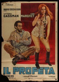 7y753 MR KINKY Italian 1p '68 art of Vittorio Gassman staring at sexy Ann-Margret dancing!