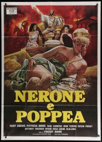 7y757 NERO & POPPEA: AN ORGY OF POWER Italian 1p '82 art of sexy Patricia Derek in Ancient Rome!