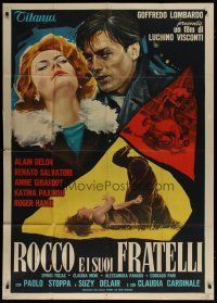 7y821 ROCCO & HIS BROTHERS Italian 1p '60 Luchino Visconti's Rocco e I Suoi Fratelli, different!