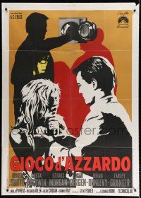 7y822 ROGUE'S GALLERY Italian 1p '69 Roger Smith, Greta Baldwin, cool crime artwork!