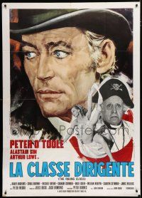 7y826 RULING CLASS Italian 1p '73 different art of crazy Peter O'Toole, who thinks he is Jesus!