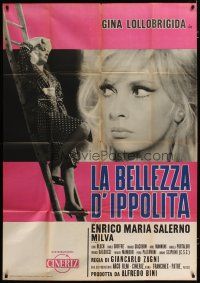 7y855 SHE GOT WHAT SHE ASKED FOR Italian 1p '62 sexy blonde Gina Lollobrigida full-length & c/u!