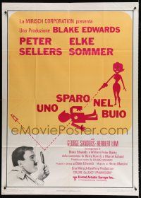 7y857 SHOT IN THE DARK Italian 1p R70s Blake Edwards directed, Peter Sellers & sexy Elke Sommer!