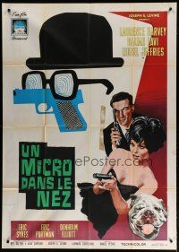 7y870 SPY WITH A COLD NOSE Italian 1p '67 different art of sexy Daliah Lavi & Laurence Harvey!