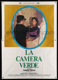 7y348 GREEN ROOM Italian 2p '79 Francois Truffaut's La Cambre Verte, c/u with Nathalie Baye!