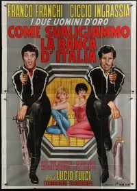 7y359 HOW WE ROBBED THE BANK OF ITALY Italian 2p '66 Lucio Fulci, Franco & Ciccio + sexy girls!