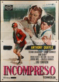 7y362 INCOMPRESO Italian 2p '66 directed by Luigi Comencini, artwork by Angelo Cesselon!