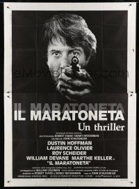7y383 MARATHON MAN Italian 2p '76 cool image of Dustin Hoffman, John Schlesinger classic thriller!