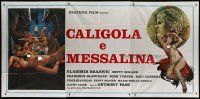 7y279 CALIGULA & MESSALINA Italian 3p '82 Caligula et Messaline, Crovato art of sexy women in orgy