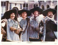 7z006 FOUR MUSKETEERS signed color 11x14 still #7 '75 by Richard Chamberlain & Oliver Reed!