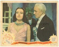 7z473 ICE FOLLIES OF 1939 LC '39 cool image of Joan Crawford & Lewis Stone!