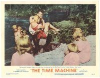 7z895 TIME MACHINE LC #4 '60 H.G. Wells, Rod Taylor saves sexy Yvette Mimieux from river!