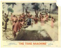 7z896 TIME MACHINE LC #7 '60 H.G. Wells, George Pal, Rod Taylor, morlocks trapped by fire!