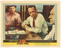 7z068 12 ANGRY MEN LC #4 '57 Henry Fonda by knife between Jack Warden and Joseph Sweeney!