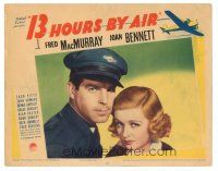 7z070 13 HOURS BY AIR LC '36 image of Fred MacMurray & sexy Joan Bennett!