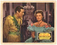 7z107 ANNA & THE KING OF SIAM LC '46 pretty Irene Dunne close up with royal Rex Harrison!