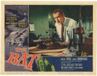 7z131 BAT LC #2 '59 great image of Vincent Price in lab, when it flies, someone dies!