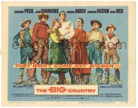 7z026 BIG COUNTRY TC '58 Gregory Peck, Charlton Heston, Jean Simmons, William Wyler classic!