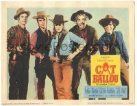 7z232 CAT BALLOU LC '65 sexy cowgirl Jane Fonda w/cowboys & wacky Lee Marvin!