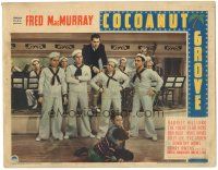 7z259 COCOANUT GROVE LC '38 wacky image of Fred MacMurray & sailors scowling at kids fighting!