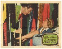 7z273 CORPSE CAME C.O.D. LC #7 '47 George Brent finds Joan Blondell stuck in laundry basket!