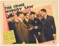 7z279 CRIME NOBODY SAW LC '37 Lew Ayres as writer who must solve a murder mystery!