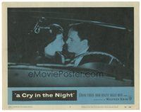 7z284 CRY IN THE NIGHT LC #6 '56 how did nice 18 year-old Natalie Wood fall so far!