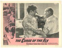 7z287 CURSE OF THE FLY LC #7 '65 Brian Donlevy, George Baker, English sci-fi monster sequel!