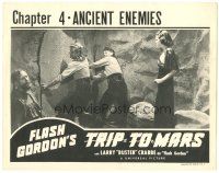 7z372 FLASH GORDON'S TRIP TO MARS chapter 4 LC R40s Buster Crabbe tries to open rock door!