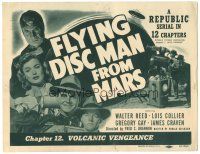 7z036 FLYING DISC MAN FROM MARS chapter 12 TC '50 Republic sci-fi serial, Volcanic Vengeance!