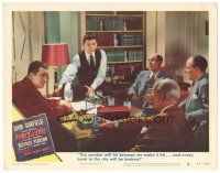 7z381 FORCE OF EVIL LC #2 '48 John Garfield with men, every bank in the city will be broken!