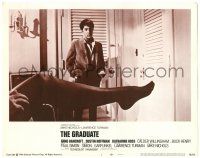 7z410 GRADUATE pre-awards LC #1 '68 classic image of Dustin Hoffman & sexy leg!