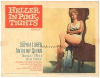 7z428 HELLER IN PINK TIGHTS LC #8 '60 great image of sexy blonde Sophia Loren!