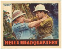 7z431 HELL'S HEADQUARTERS LC '32 Jack Mulhall & Frank Mayo, ivory hunting in the Congo!