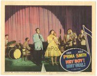 7z439 HEY BOY! HEY GIRL! LC #7 '59 image of Louis Prima & Keely Smith, #1 song-and-fun team!