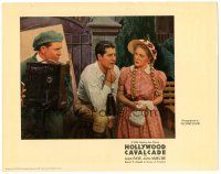 7z448 HOLLYWOOD CAVALCADE photolobby LC '39 Don Ameche on the backlot with pretty Alice Faye!