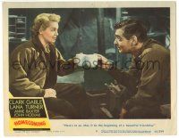 7z453 HOMECOMING LC #6 '48 cool image of Clark Gable & Lana Turner toasting each other!