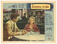 7z480 IMITATION OF LIFE LC #3 '59 sexy Lana Turner & John Gavin at table, from Fannie Hurst novel!