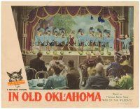 7z483 IN OLD OKLAHOMA LC '43 War of the Wildcats, cool image of showgirls in dance number!