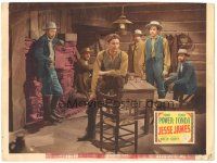 7z502 JESSE JAMES LC R56 Tyrone Power & Henry Fonda as most famous outlaws w/gang!